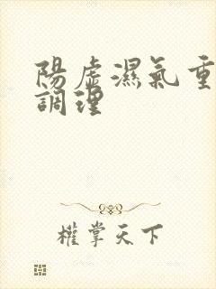 阳虚湿气重怎样调理