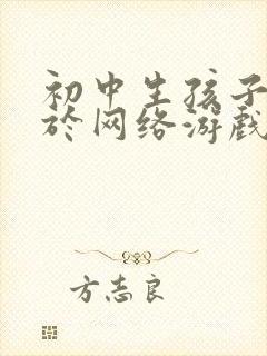 初中生孩子沉迷于网络游戏怎么办