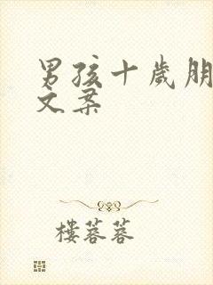 男孩十岁朋友圈文案