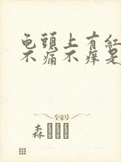 龟头上有红斑,不痛不痒是怎么回事