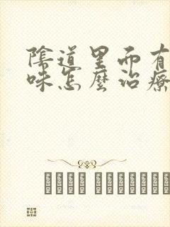 阴道里面有腥臭味怎么治疗