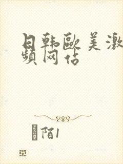 日韩欧美激情视频网站