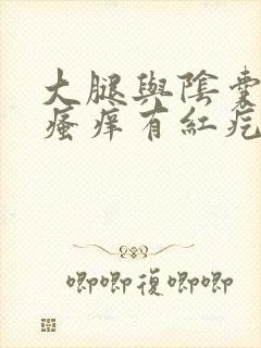 大腿与阴囊交界瘙痒有红疙瘩