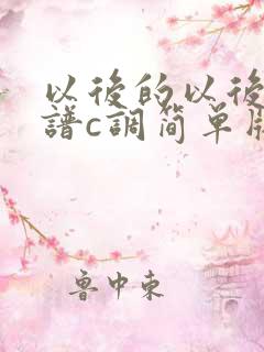 以后的以后吉他谱c调简单版