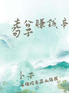 老公赚钱辛苦的句子