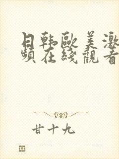 日韩欧美激情视频在线观看