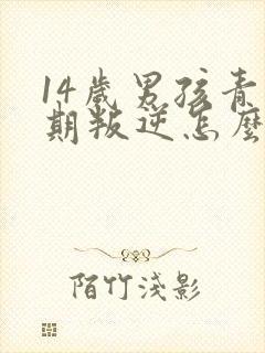 14岁男孩青春期叛逆怎么办