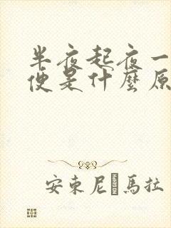 半夜起夜一次小便是什么原因