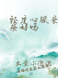 轻度心脏衰能治疗好吗