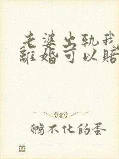 老婆出轨我起诉离婚可以赔偿吗?