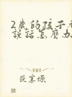 2岁的孩子都不说话怎么办