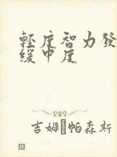 轻度智力发育迟缓中度