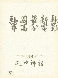 韩国最新悬疑犯罪高分电影