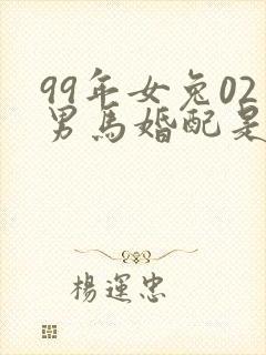 99年女兔02男马婚配是否合适
