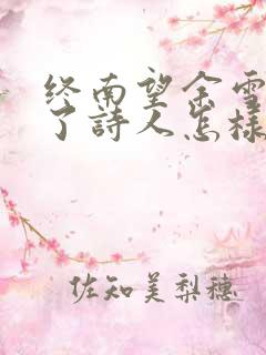 终南望余雪表达了诗人怎样的情感