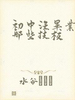 初中没毕业能去哪些技校