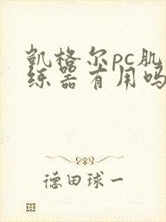 凯格尔pc肌训练器有用吗