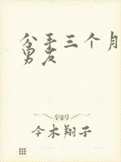 分手三个月挽回男友