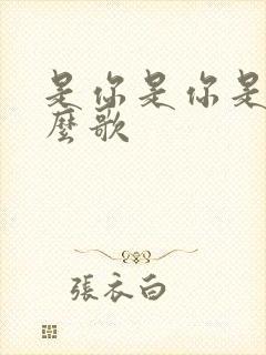 是你是你是你什么歌