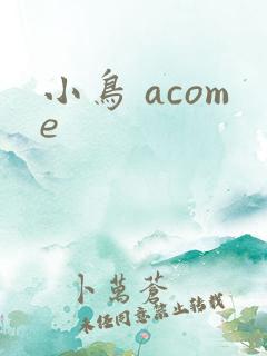 小鸟 acome