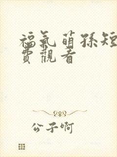 福气萌孙短剧免费观看