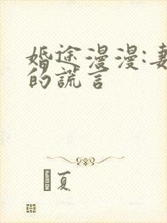 婚途漫漫:妻子的谎言