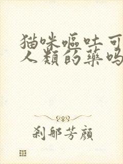 猫咪呕吐可以吃人类的药吗