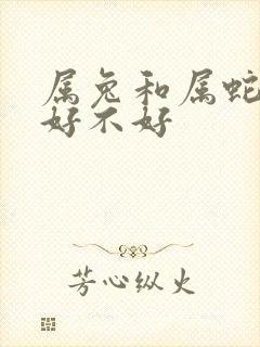 属兔和属蛇婚配好不好