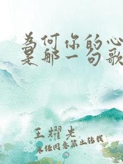 为何你的心里总是那一句歌词是什么意思
