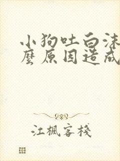 小狗吐白沫是什么原因造成的