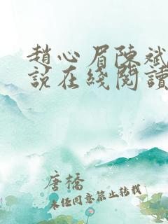 赵心眉陈斌的小说在线阅读