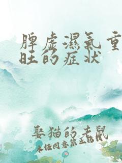 脾虚湿气重肝火旺的症状