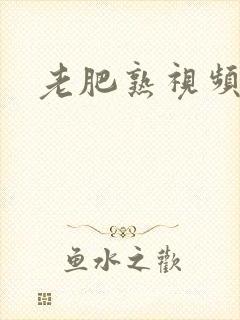 老肥熟视频网站