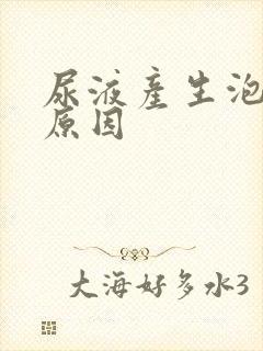 尿液产生泡沫的原因