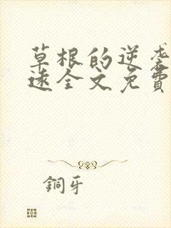 草根的逆袭张恒远全文免费阅读