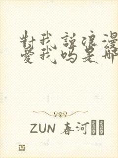 对我说浪漫情人爱我吗是哪首歌