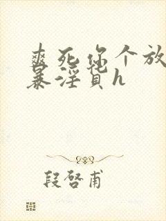 爽死你个放荡粗暴淫货h