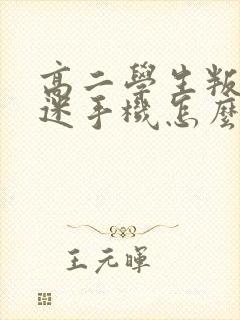 高二学生叛逆沉迷手机怎么样