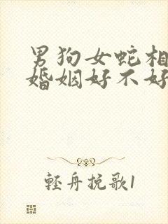 男狗女蛇相结合婚姻好不好