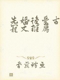 先婚后爱古言甜宠文推荐