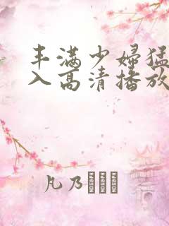 丰满少妇猛烈进入高清播放