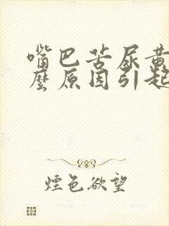 嘴巴苦尿黄是什么原因引起的