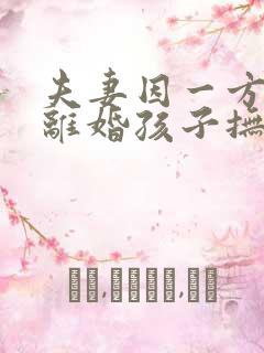 夫妻因一方出轨离婚孩子抚养权怎么判定