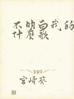 不明白我的爱是什么歌