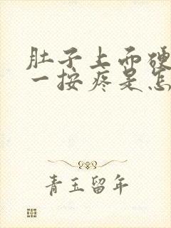 肚子上面硬硬的一按疼是怎么回事