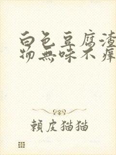 白色豆腐渣分泌物无味不痒