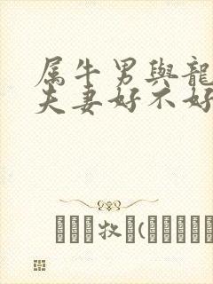 属牛男与龙女配夫妻好不好