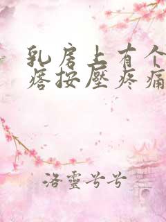 乳房上有个小疙瘩按压疼痛