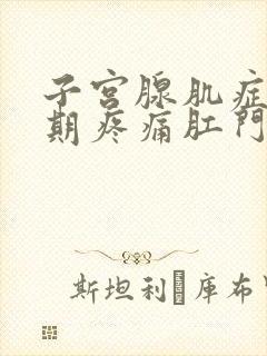 子宫腺肌症非经期疼痛肛门坠胀