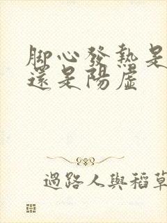 脚心发热是阴虚还是阳虚